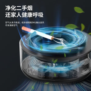 Smokeless Ashtray with Air Purifier Filter