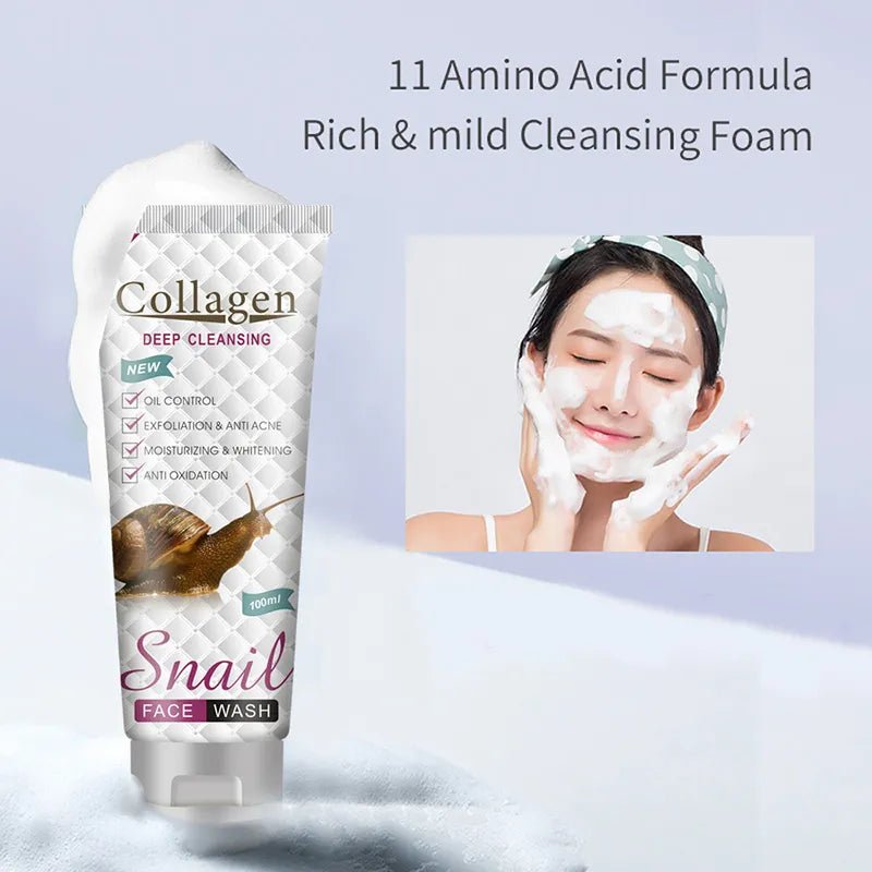 Snail Collagen Anti Acne Face Wash