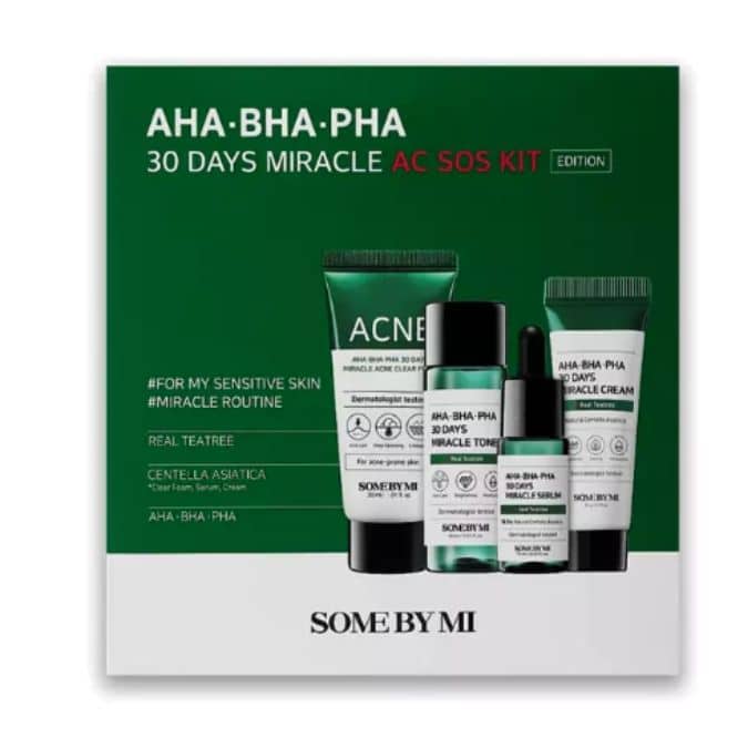 Some By Mi Acne AHA BHA PHA 30 Days Miracle SOS Kit