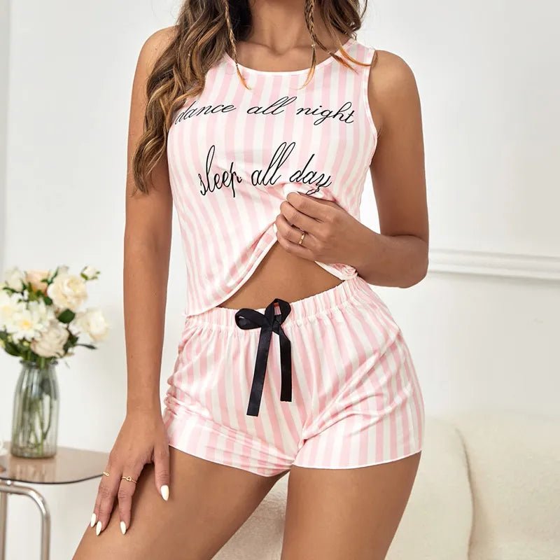 Summer Tank Top Pajama Set