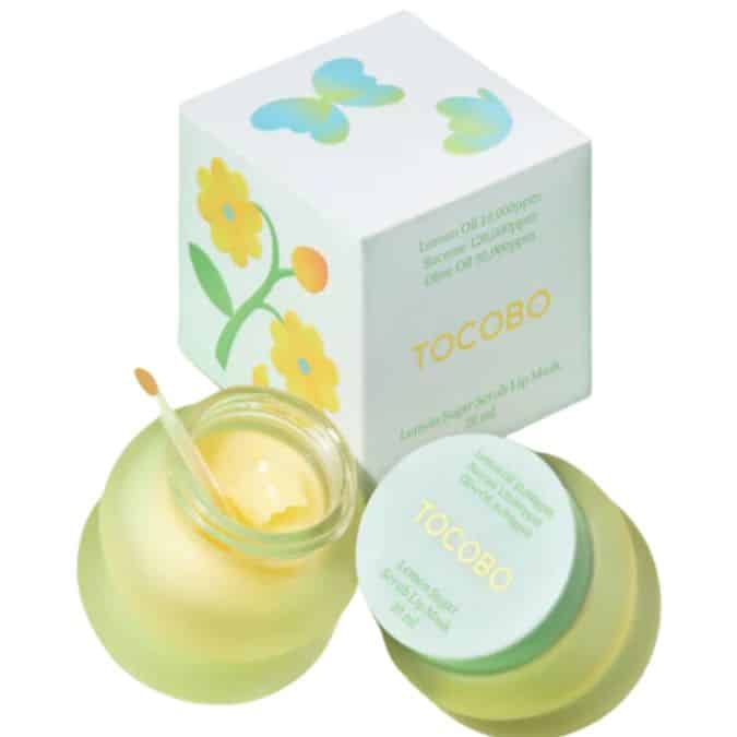 Tocobo Lemon Sugar Scrub Lip Mask