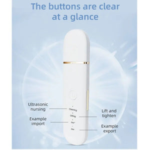 Ultrasonic Facial Scrubber Pore Cleaner. Skin Scrubber