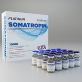 UPA Labs Platinum Somatropin 100iu HGH Kit - Box and 10 Vials
