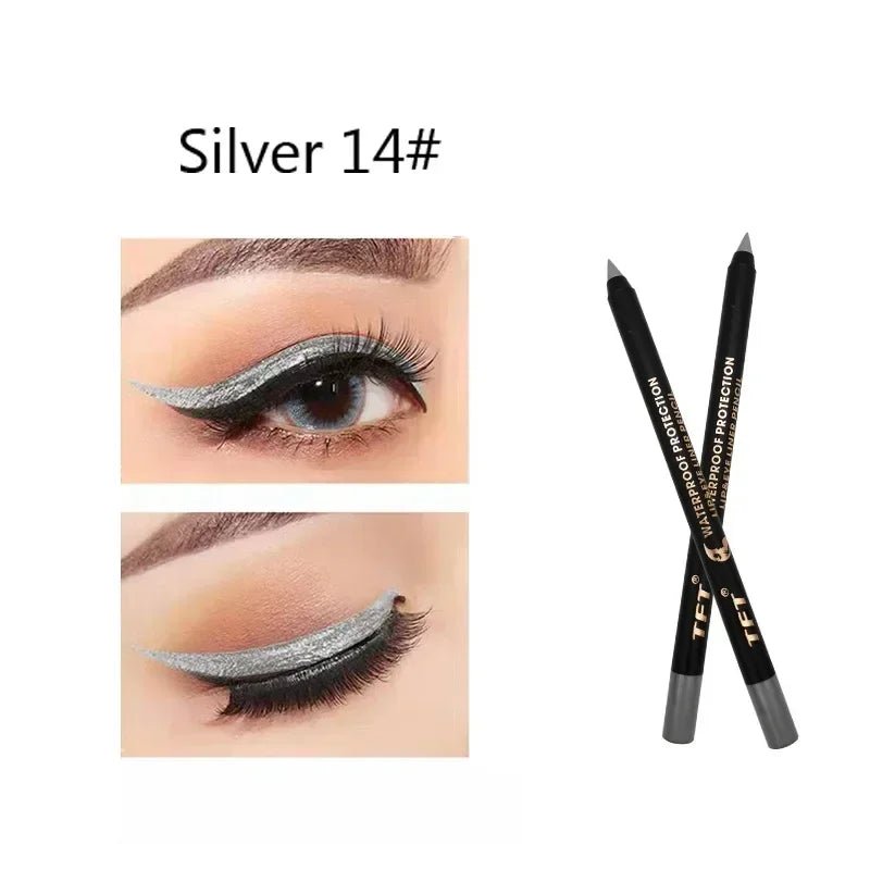 Waterproof Gel Eyeliner Pencil - Colorful